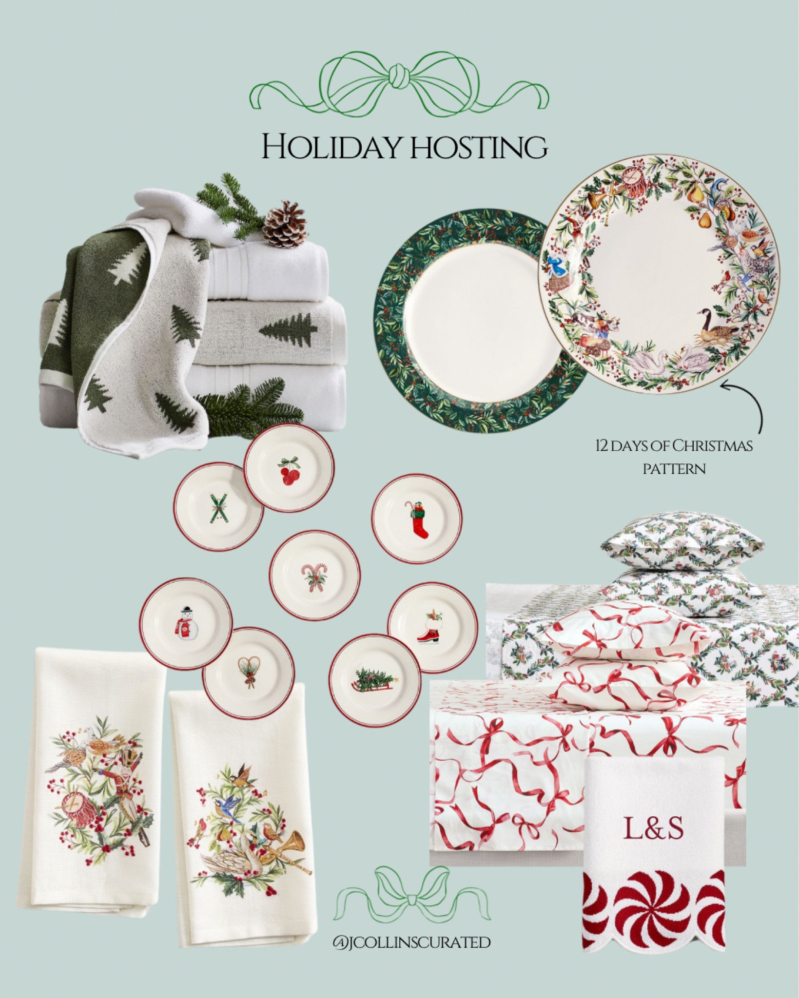 Holiday hostess, holiday hosting, Christmas hosting, Christmas dinner, towels, china, table wear, Christmas bed sheets 

#LTKSeasonal #LTKhome #LTKsalealert