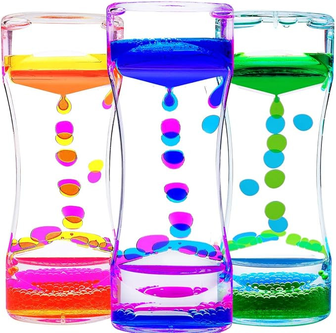 Calming Sensory Toys for Kids with Autism ADHD Anxiety or Special Needs-3 Pack Liquid Motion Bubb... | Amazon (US)