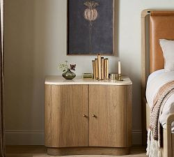Chandon Marble Nightstand (31") | Pottery Barn (US)