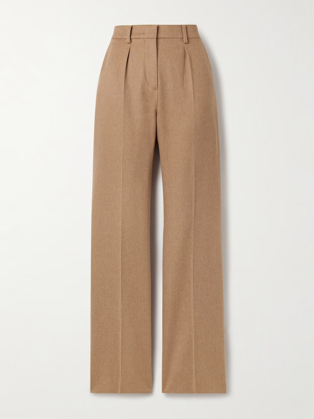 Max Mara - Camel Hair Straight-leg Pants - Brown | NET-A-PORTER (US)