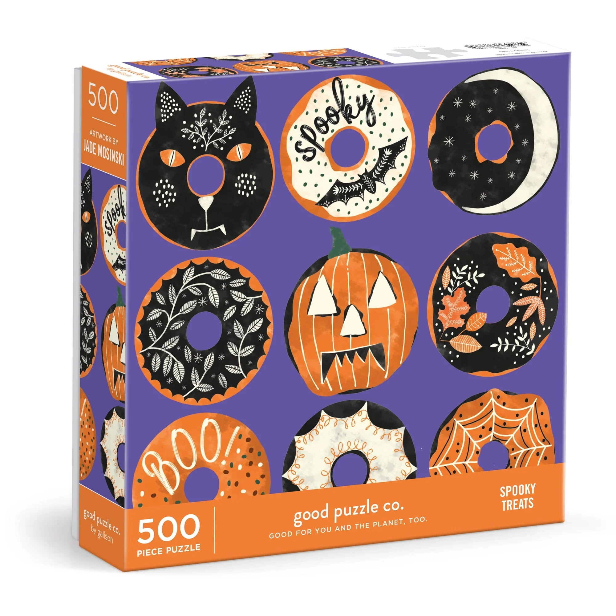 Good Puzzle Co. Spooky Treats 500pc Puzzle | Galison