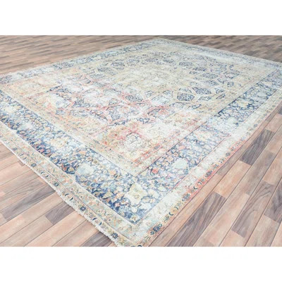 Ziniyah One-of-a-Kind 9'9" X 13'2" 1940s Wool Area Rug Ivory | Wayfair North America