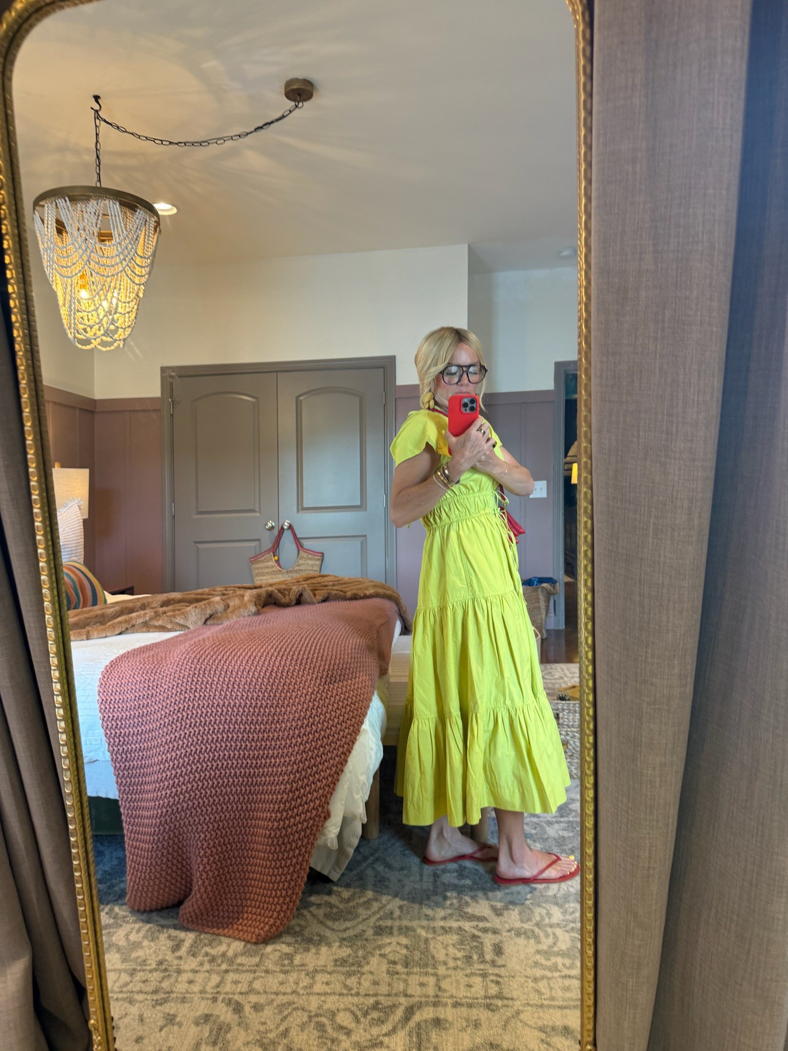 This sunshine-yellow maxi dress from Walmart is giving breezy, effortless elegance—and I paired it with my favorite red flip flops and crossbody for a little pop of playful charm. The whole look feels like summer in the South: easygoing, bright, and full of joy.

Walmart fashion find, yellow maxi dress outfit, affordable summer dress, casual southern style, red accessories outfit, flip flops with dress, LTK Walmart look, summer outfit under $50, everyday outfit ideas for women 

 #LTKSeasonal #LTKFindsUnder50 #LTKStyleTip
