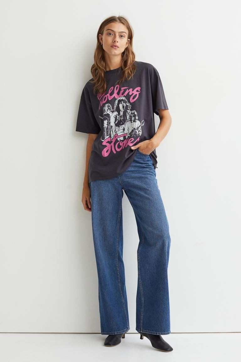 Oversized Printed T-shirt | H&M (US + CA)