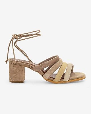 ALOHAS Suede Strappy Heeled Sandal | Express