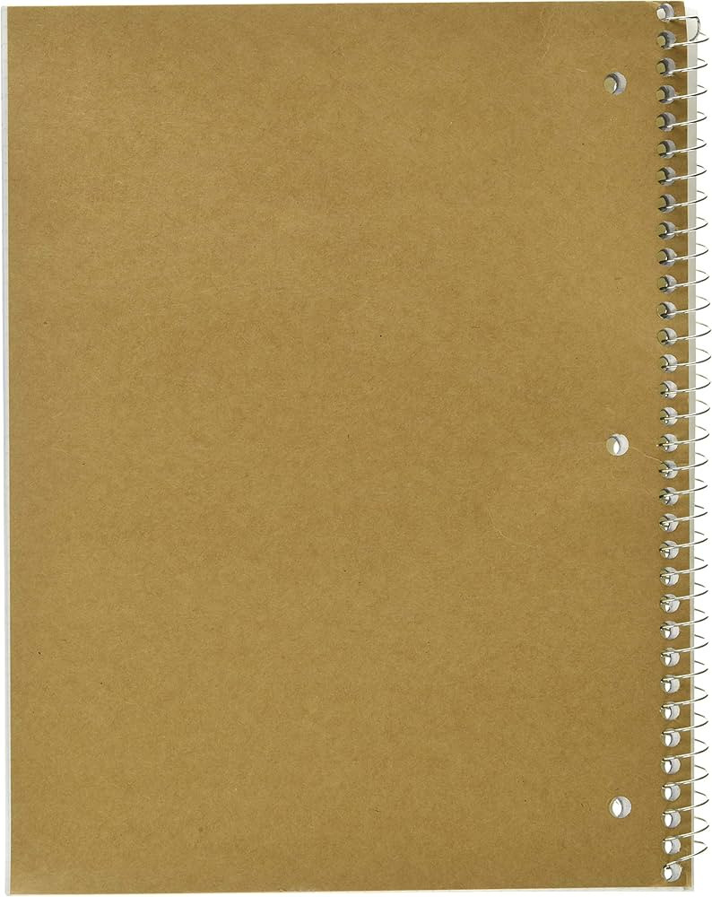 Mead Spiral Notebook, 1-Subject, Graph Ruled Paper, 7-1/2" x 10-1/2", 100 Sheets, Yellow (05676AZ... | Amazon (US)