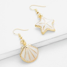 Shell Detail Hook Earrings | SHEIN