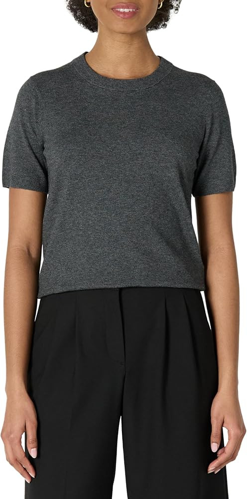 Amazon Essentials Women's Regular-Fit Short Sleeve Pullover Sweater Top | Amazon (US)