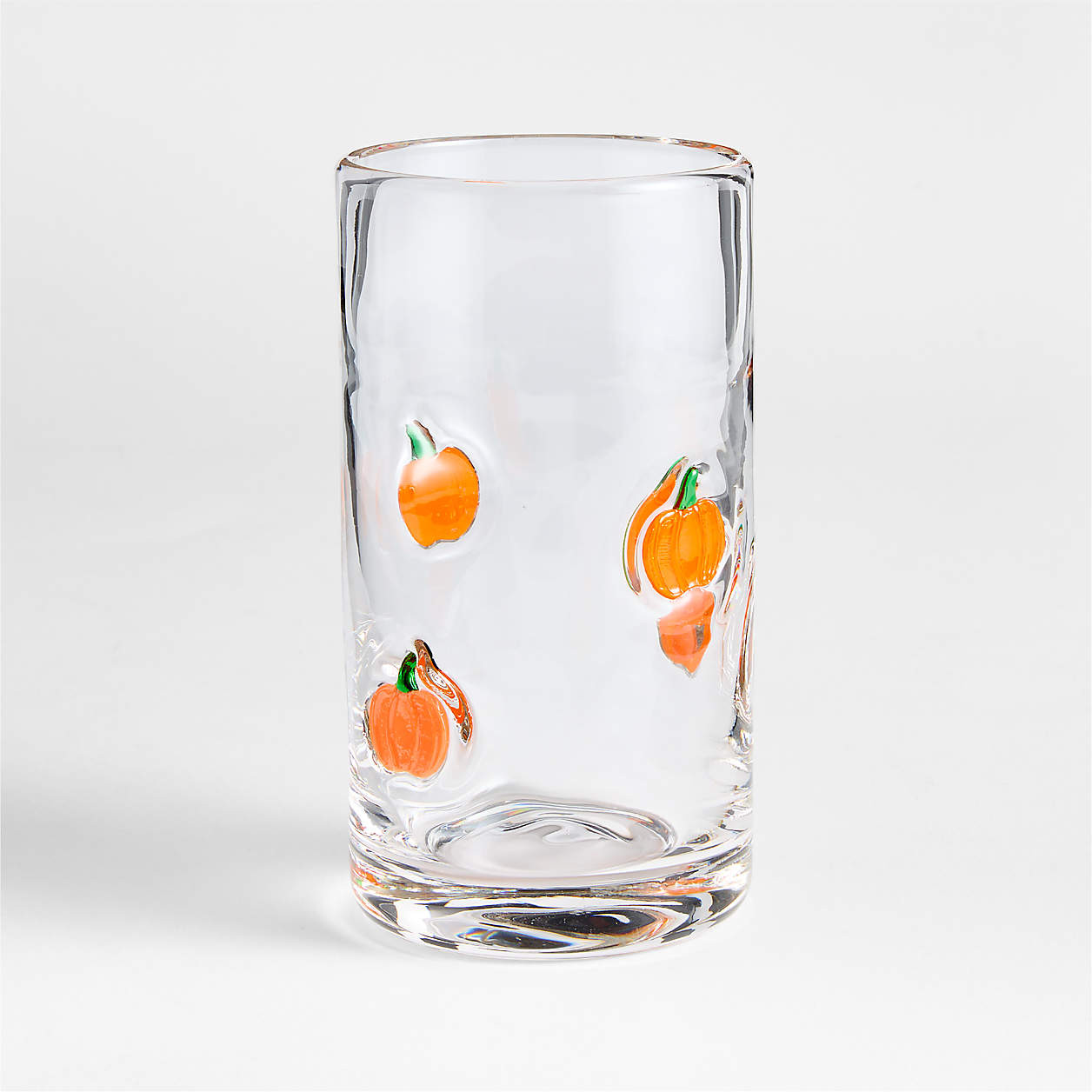 Halloween Pumpkins Icon 15.5-Oz. Highball Glass + Reviews | Crate & Barrel | Crate & Barrel