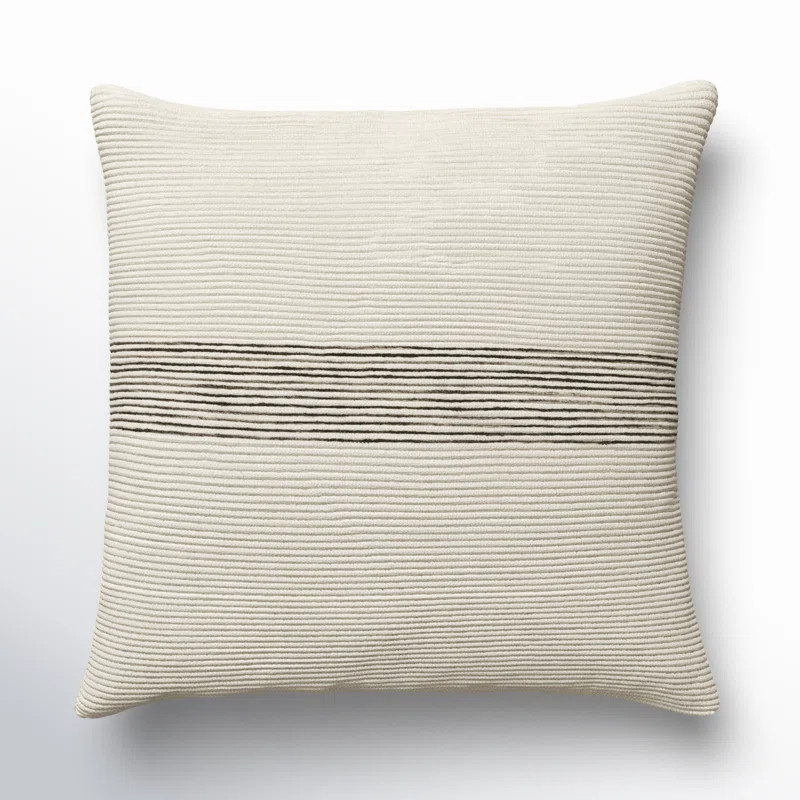 Cason Striped Cotton Blend Throw Pillow | Wayfair North America