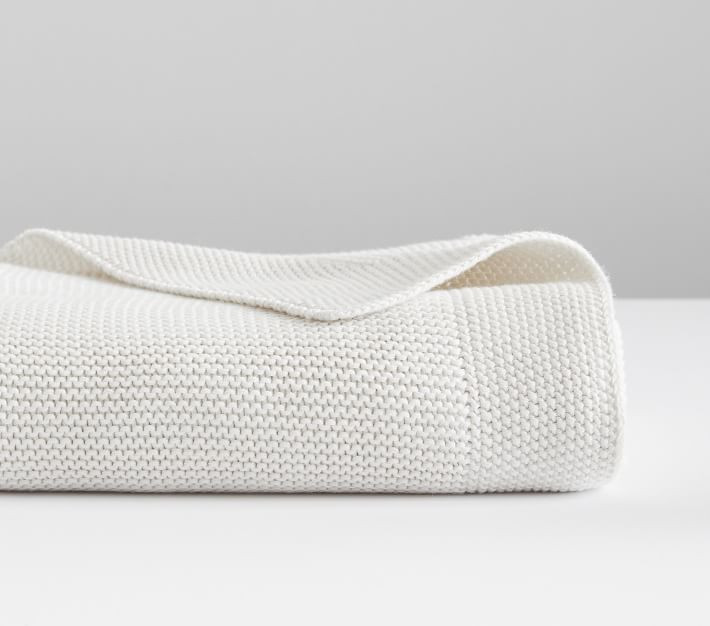 Sweater Knit Baby Blanket | Pottery Barn Kids