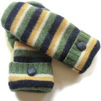 Felted Wool Mittens Fleece Lined Wool Mittens  Green  Gold Wool Mittens  Recycled Wool Mittens  Upcycled Wool Sweaters  Repurposed Wool | Etsy (US)