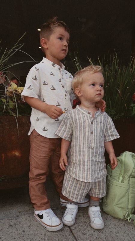 The boys in their Rylee + Cru! Perfect summer kids outfits! Use my code HUNTER15 

#LTKSaleAlert #LTKKids #LTKBaby