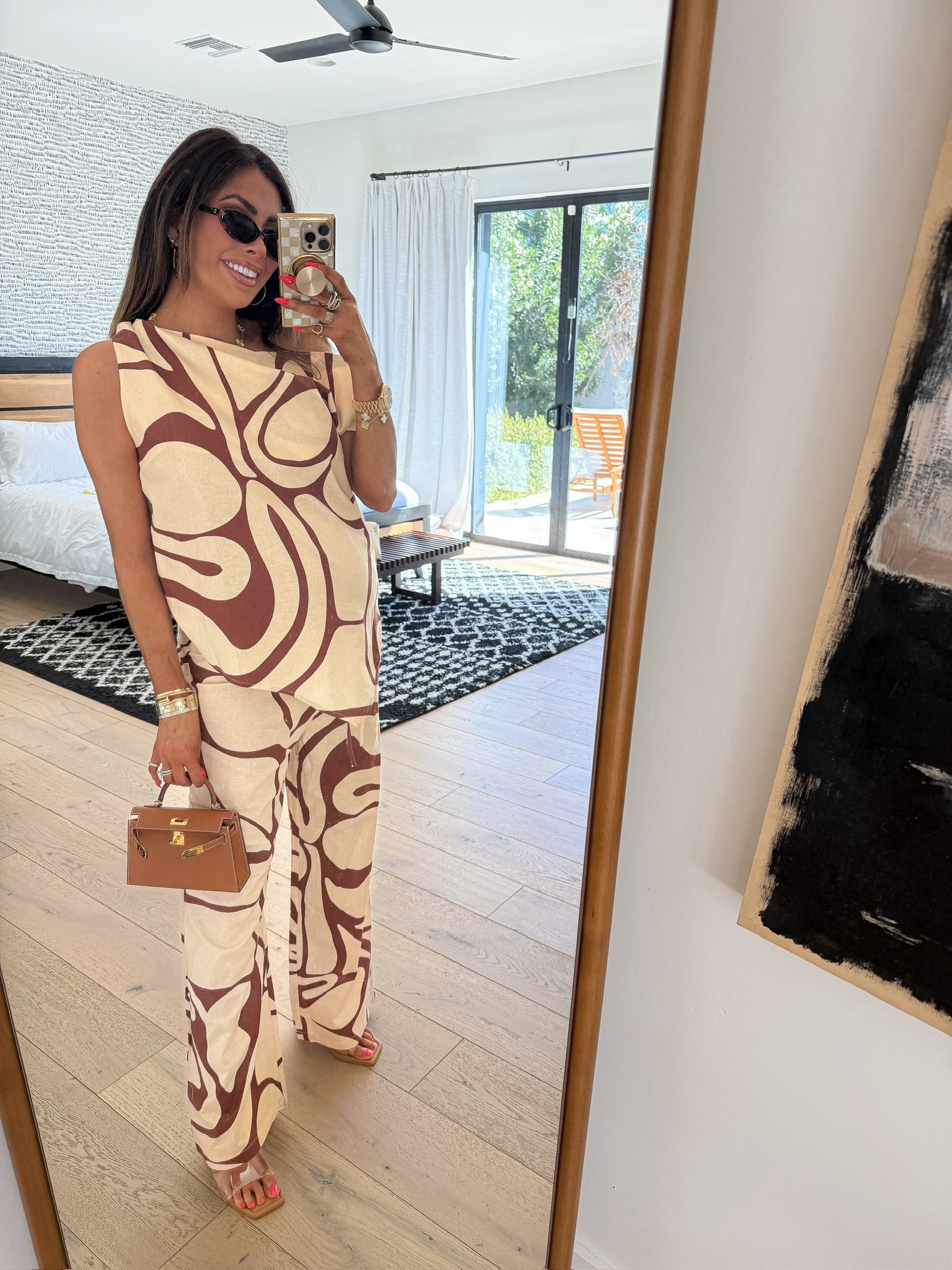 Wearing a size medium in this two-piece matching set! 

Sabo, Sabo Set, Matching set, Spring outfits, Spring outfits 2026, Date night outfit, Vacation outfits, Vacation outfits beach, Travel, Emily Ann Gemma

#LTKdayinmylife #LTKTravel #LTKootd