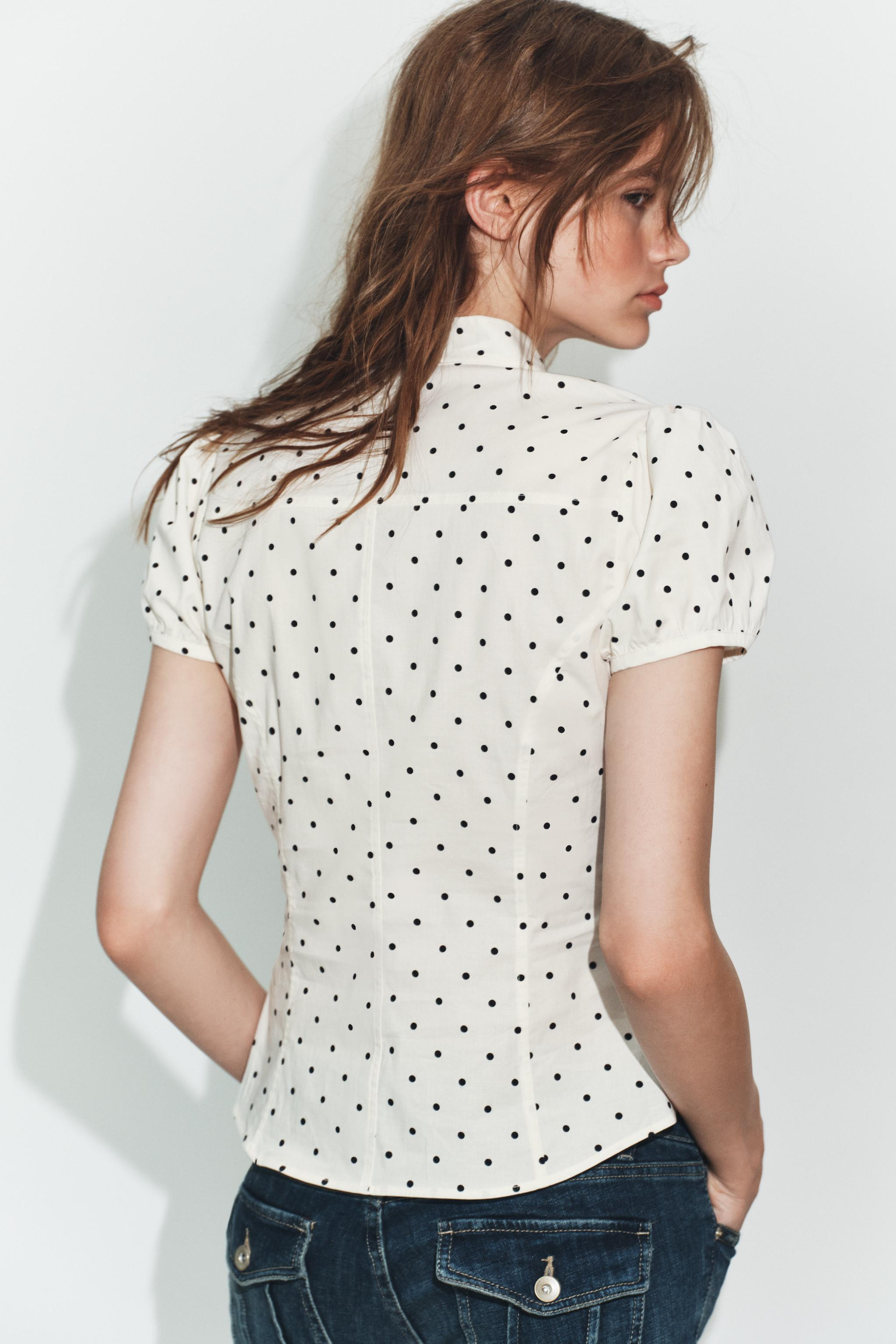 POPLIN TIE TOP | Zara UK