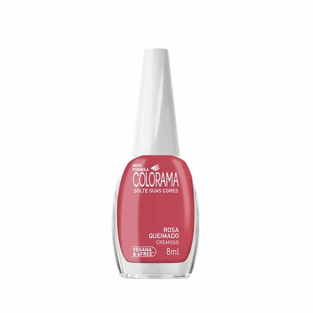 Esmalte Cremoso Colorama 8ml - Rosa Queimado | Drogasil BR