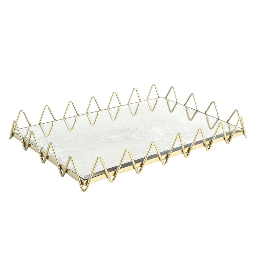 Ric Rac Gold Tray | Megan Molten