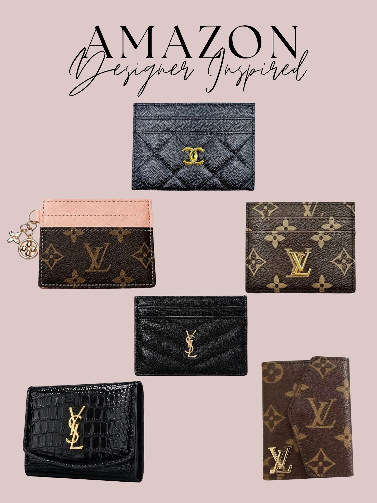 Amazon designer inspired bags, wallets

#LTKSaleAlert #LTKWorkwear #LTKSeasonal