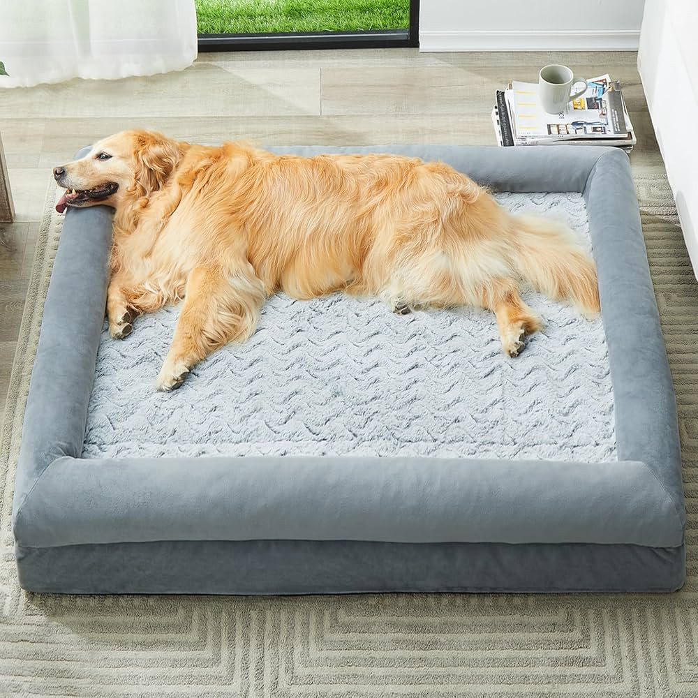 WNPETHOME Orthopedic Dog Beds for Large Dogs, Extra Large Waterproof Dog Couch with Removable Was... | Amazon (US)