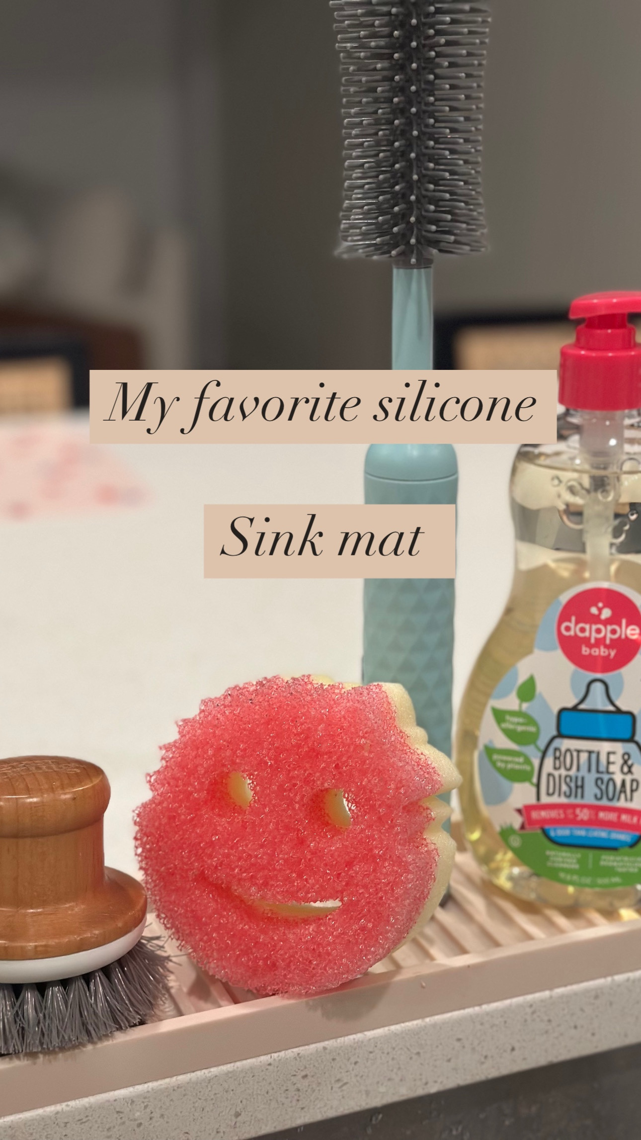 Kitchen Must Haves 

Silicone Sink Mat
Scrub Daddy / Wooden Sink Brush / Electric bottle cleaner 

#LTKHome #LTKFindsUnder50 #LTKMostLoved