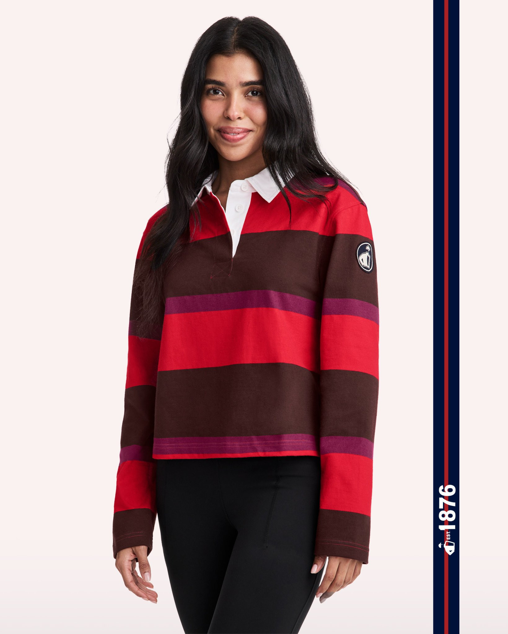Jockey 1876 Collection Cropped Rugby Polo | Jockey