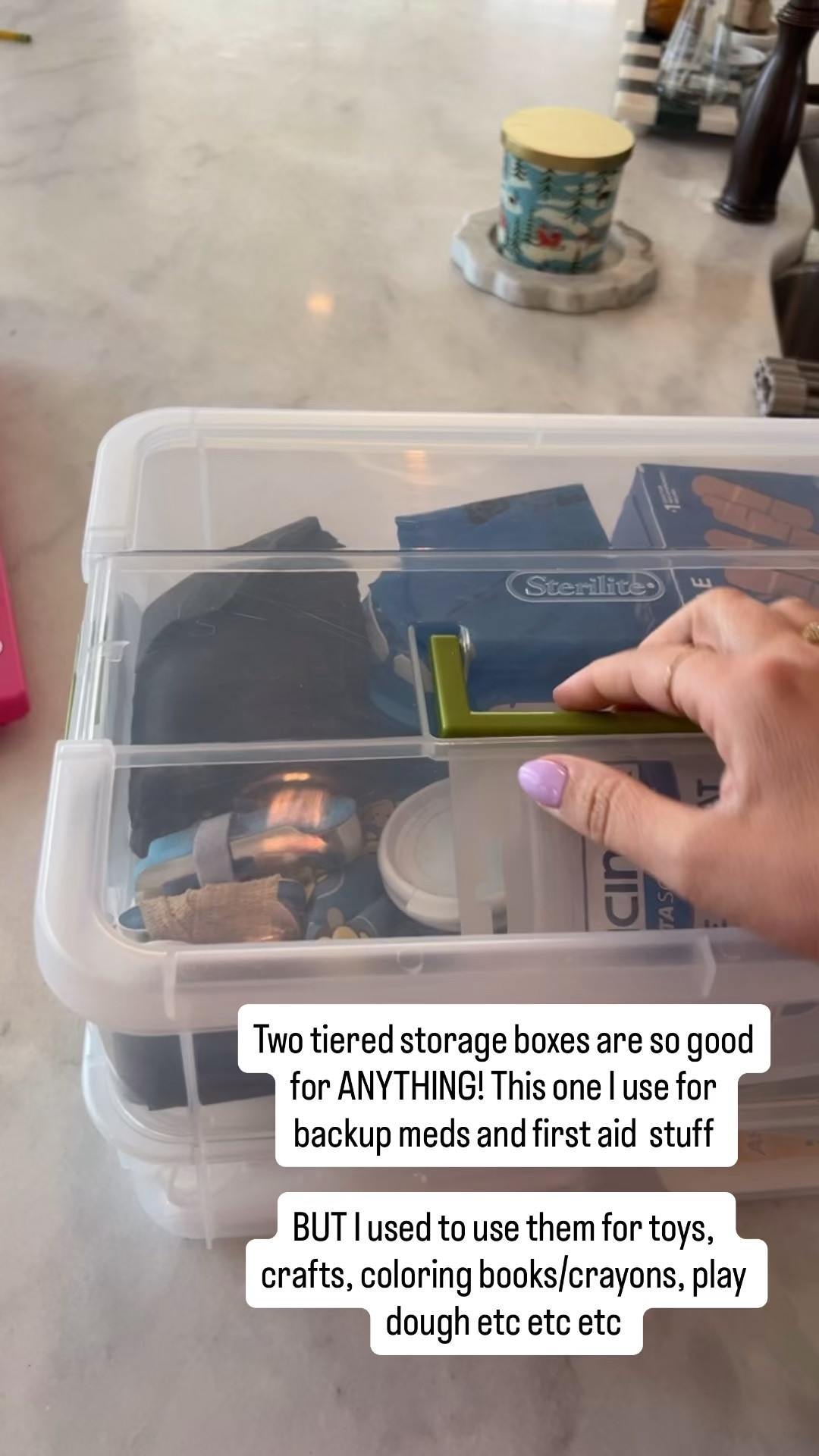 Get organized! Fits perfectly away in a closet or cabinet! Linked other great options too! 

#LTKKids #LTKmomlife #LTKHome