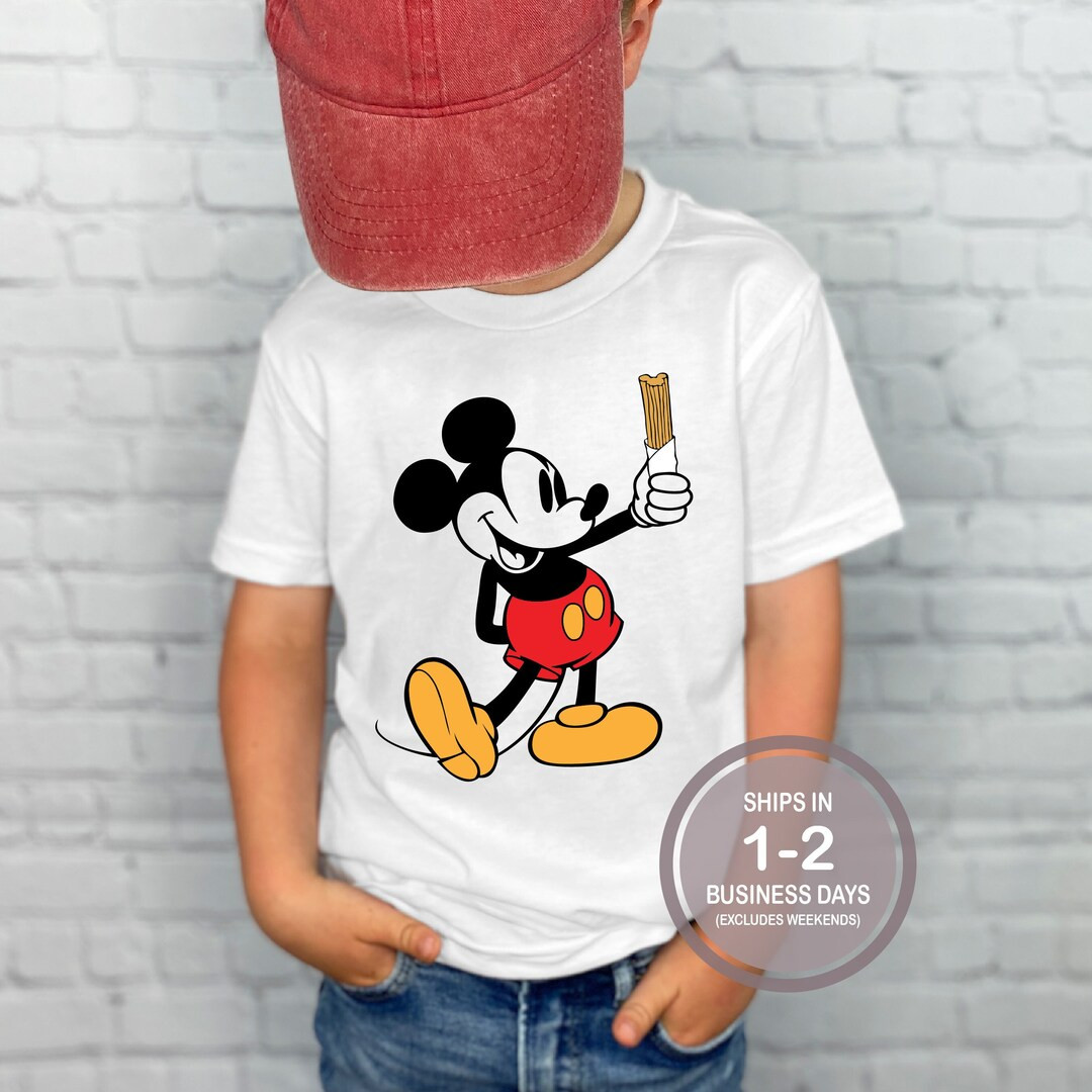 Mickey Mouse Churro Shirt, Mickey Kids Snack Shirt, Youth Disney Shirt, Boy's Disney Shirt, Class... | Etsy (US)