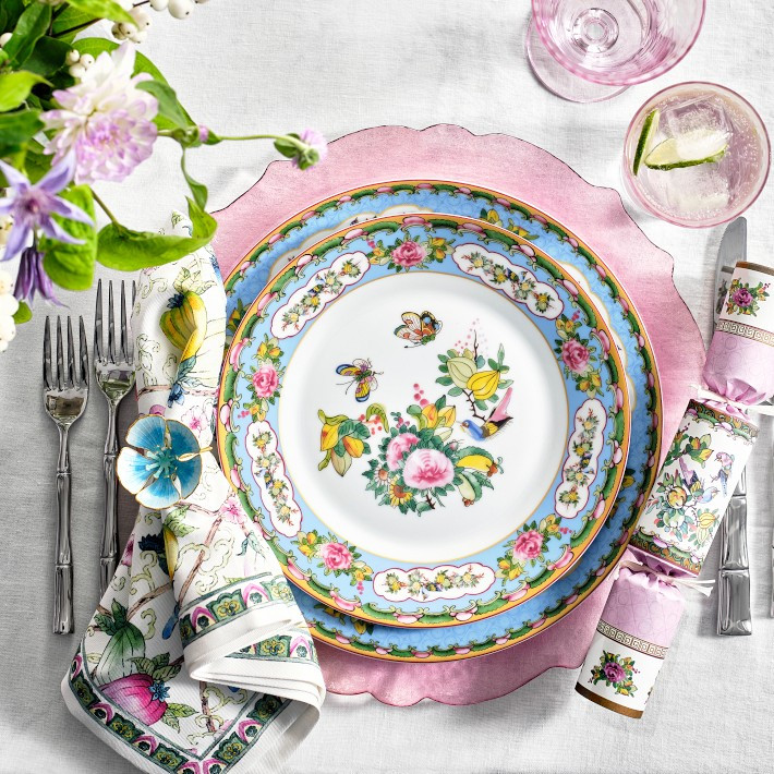 Famille Rose Mixed Salad Plates | Williams-Sonoma
