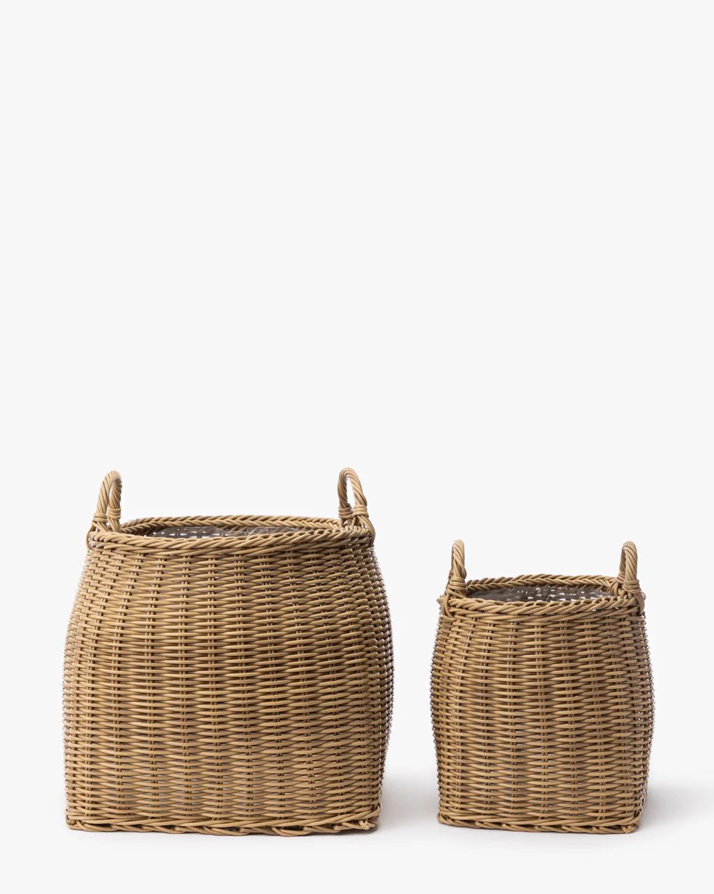 Lightwash Handled Planter Basket | McGee & Co.