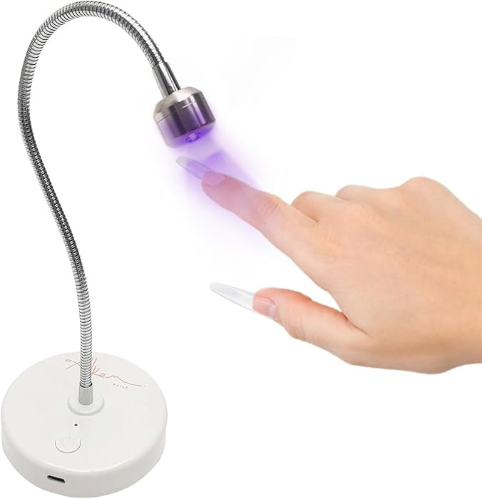 ALLKEM Flash Cure UV Nail Lamp – Gooseneck Gel Nail Light – Cordless Rechargeable LED Curing ... | Amazon (US)