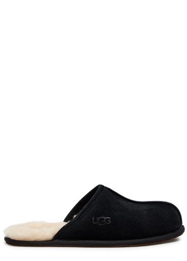 Scuff suede slippers | Harvey Nichols