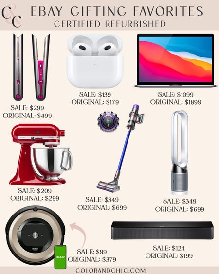 Gift guide for the home, for her or for him from eBay! Save money by buying eBay refurbished when it comes to Dyson, Simplehuman, KitchenAid, Bose, Apple and more  

#LTKGiftGuide #LTKHoliday #LTKhome