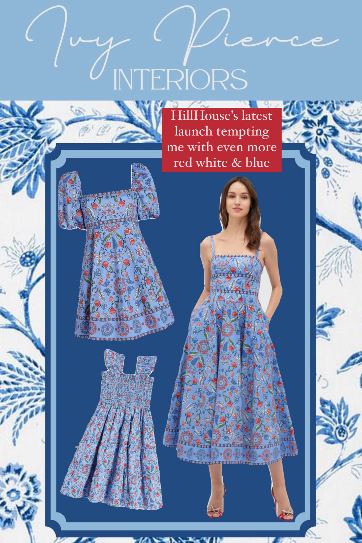 What a gorgeous new print from Hill House!