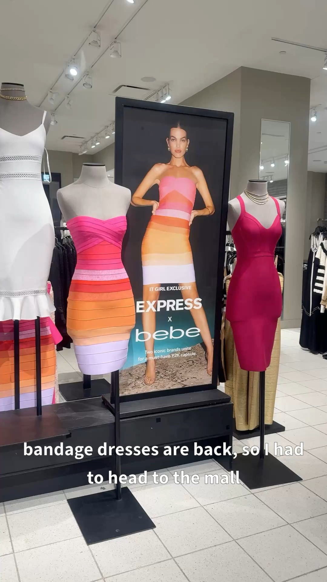 Express X Bebe bandage dress try on. 5ft petite.

#LTKootd #LTKPetite