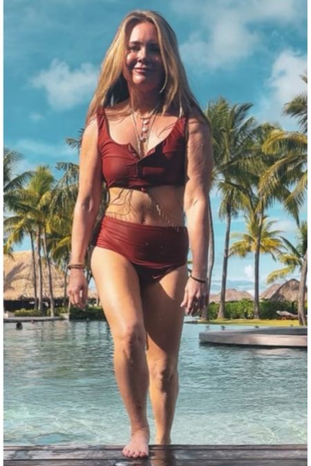 Vacation time in Bora Bora with one of my favorite Amazon swimsuits! #amazon 

#LTKtravel #LTKswim #LTKfit