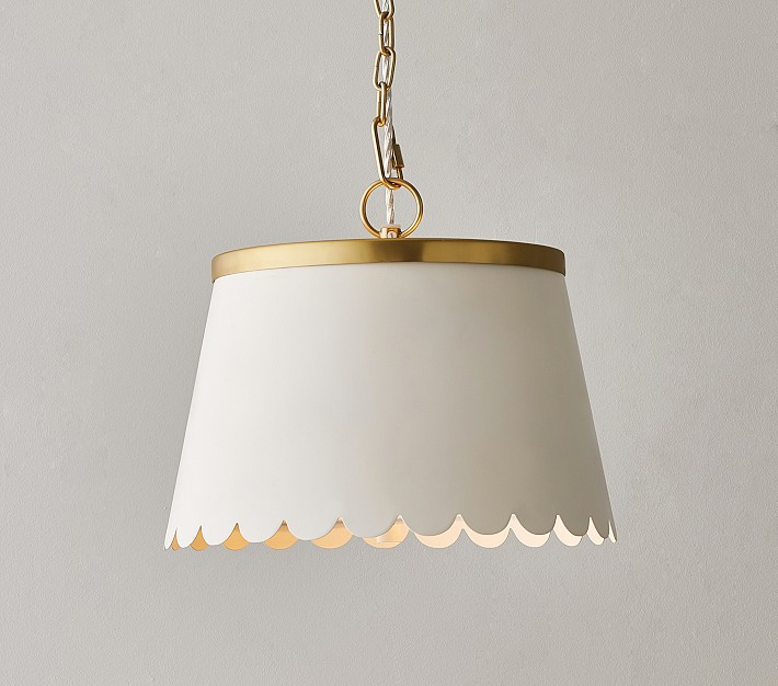 Metal Scallop Pendant | Pottery Barn Kids