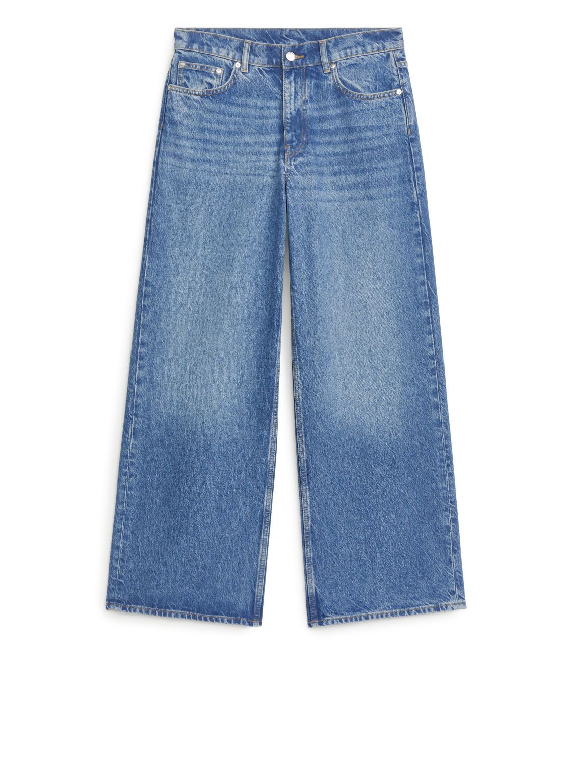 CLOUD Low Loose Jeans - Blue | ARKET (US&UK)