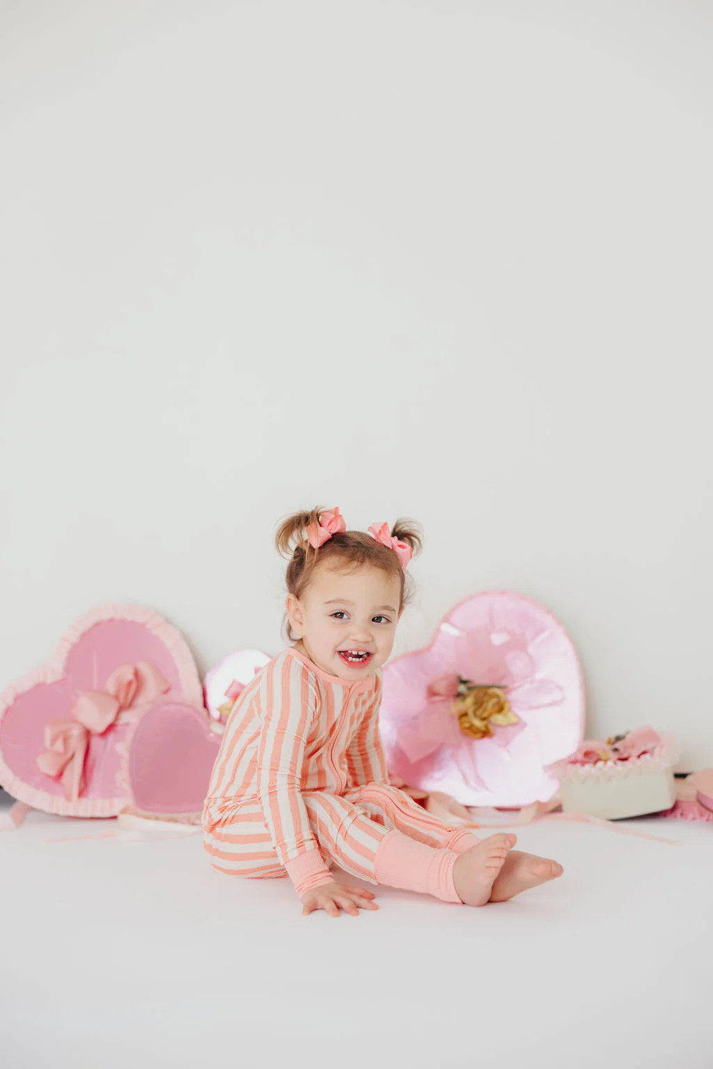 Candy Stripe Sleep Onesie | Pink | Tiny Talulah | Talulah