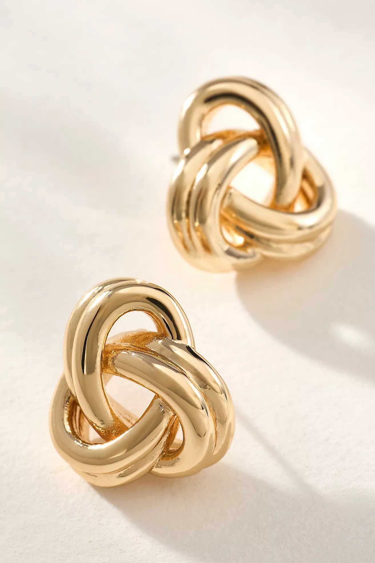 BaubleBar Madeline Ribbed Knot Earrings | Anthropologie (US)