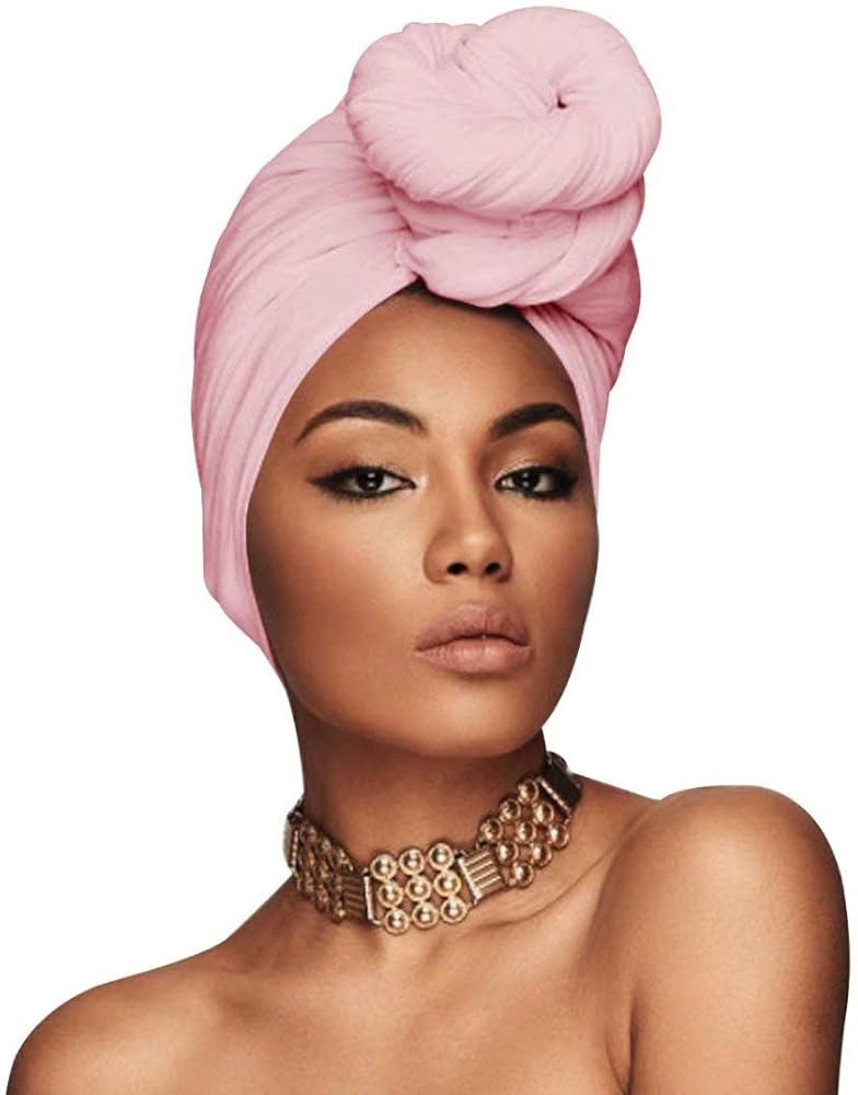ACRABROS Stretch Jersey Turban Head Wrap, Urban Hair Wrap Scarf, Ultra Soft Extra Long Breathable... | Amazon (US)