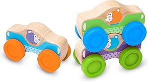Melissa & Doug Animal Stacking Cars | Amazon (US)