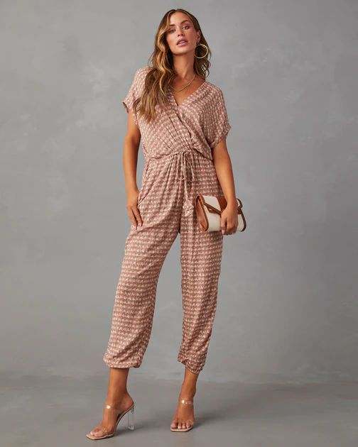 Colfax Printed Pocketed Jumpsuit | VICI Collection