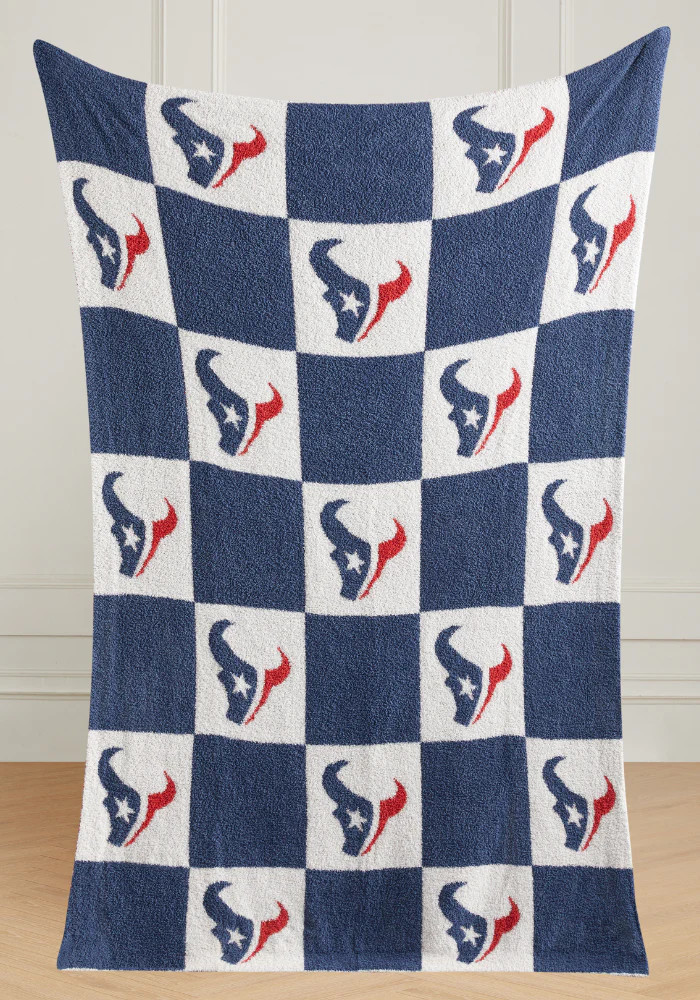 NFL Buttery Blanket- Navy Check- Pre Order 8-15 or sooner! | The Styled Collection