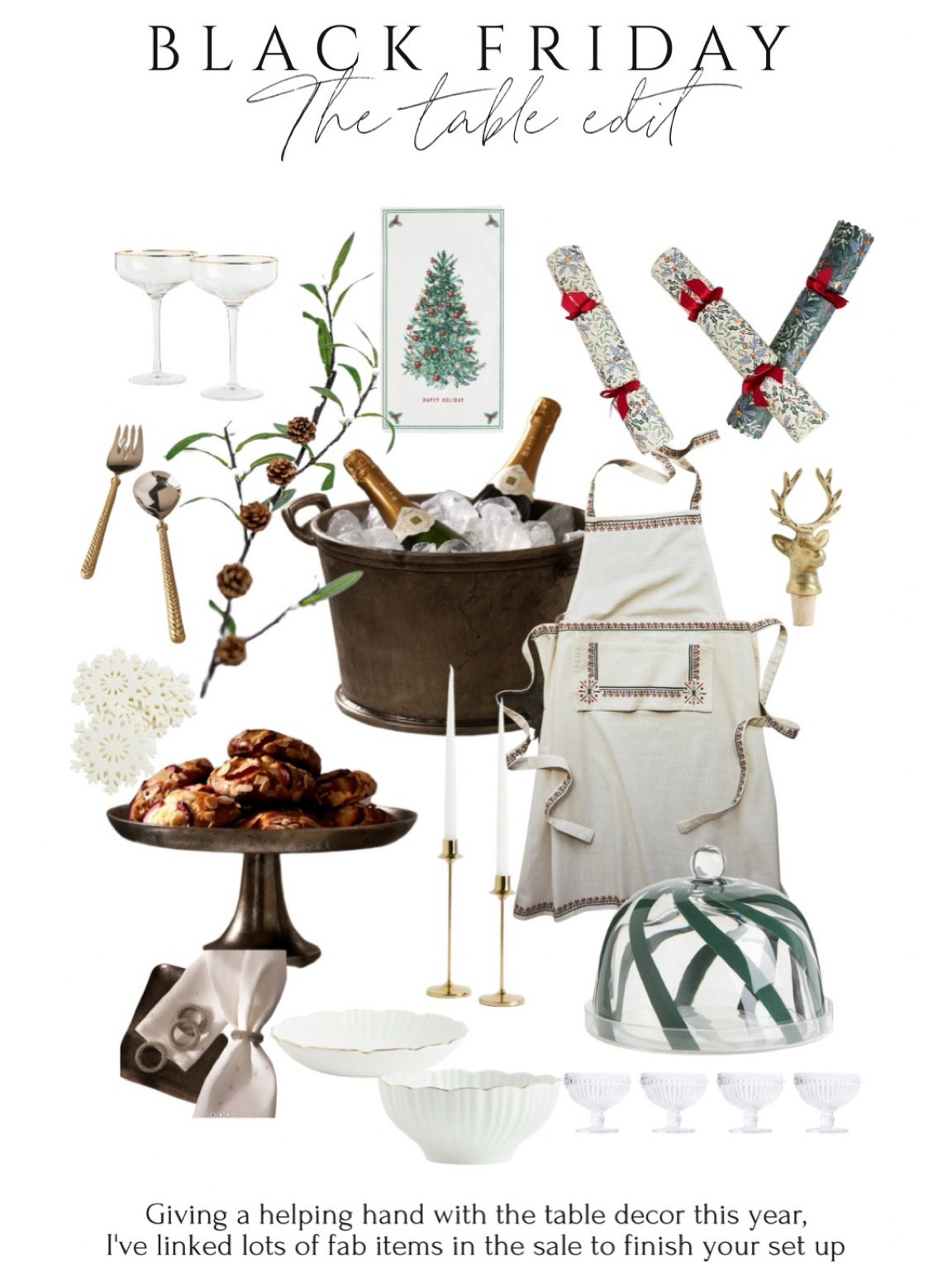 Black Friday Christmas table edit 

#LTKGiftGuide #LTKCyberWeek #LTKCyberSaleUK