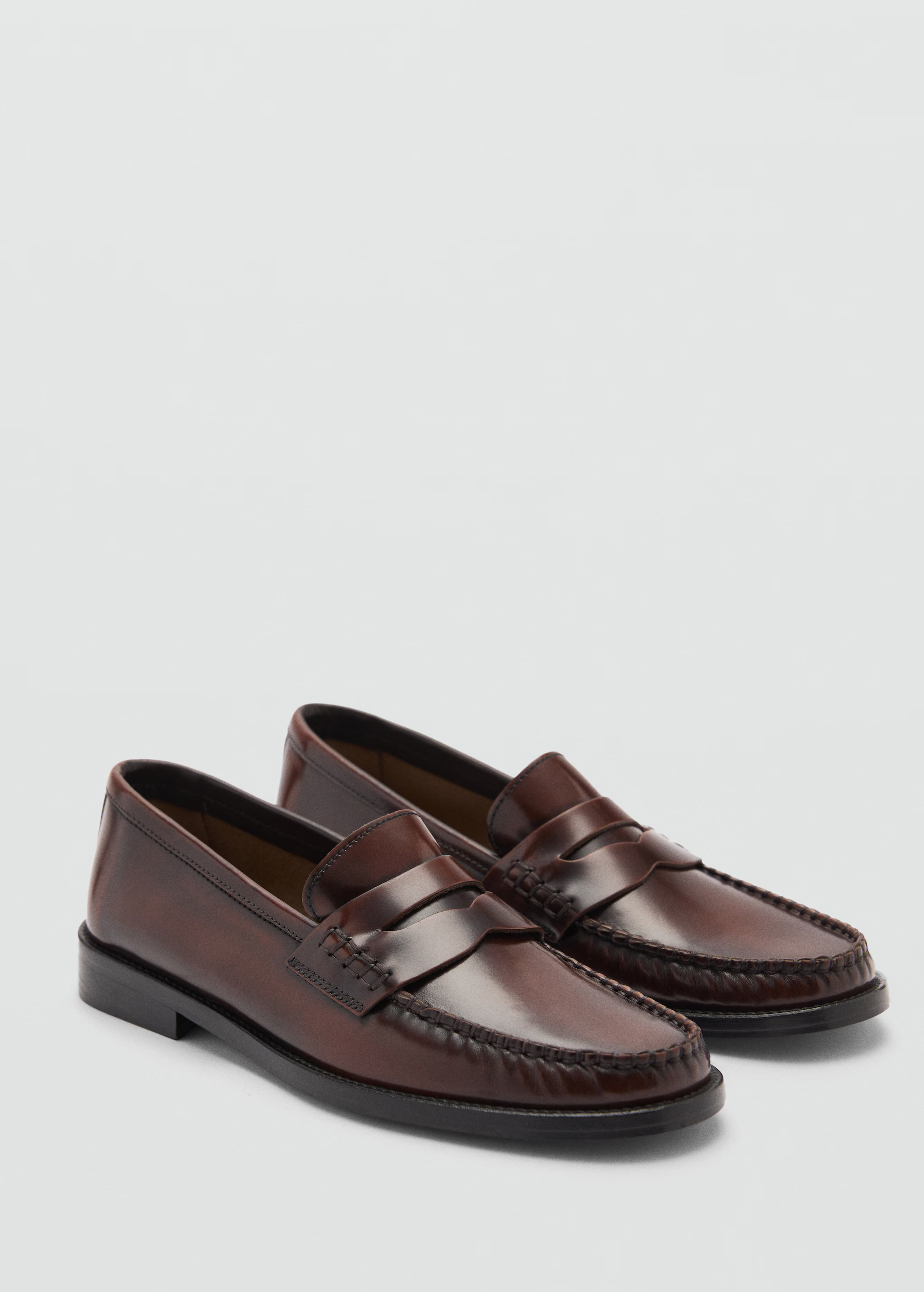Leather loafers | MANGO (UK)