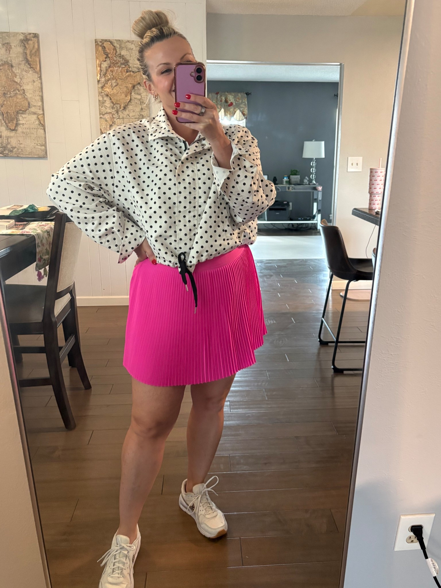 Love this color combo for spring! This polka dot jacket is a hit! It's lightweight with an adjustable waist and sleeves!

Polka dot jacket. Windbreaker. Spring outfit. Athleisure. Elevated Casual. Leopard Nikes

Follow my LTK @EmilyAnneGardnerdeMendez on the @shop.LTK app to view this post and get my exclusive app-only content!

#liketkit 
@samsclubmembers 
https://liketk.it/67pJa

Follow my LTK @EmilyAnneGardnerdeMendez on the @shop.LTK app to view this post and get my exclusive app-only content!

#liketkit  
@ltk 

Follow my LTK @EmilyAnneGardnerdeMendez on the @shop.LTK app to view this post and get my exclusive app-only content!

#liketkit #LTKActive #LTKootd #LTKdayinmylife #LTKActive #LTKgrwm #LTKootd #LTKootd #LTKActive #LTKgrwm
@ltk 

#LTKgrwm #LTKdayinmylife #LTKActive