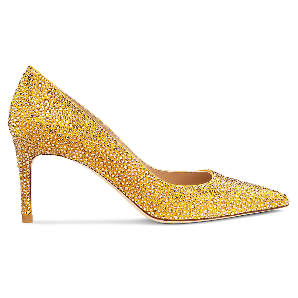 STUART WEITZMAN Stuart Power Shine Pumps, Gelb | SWAROVSKI