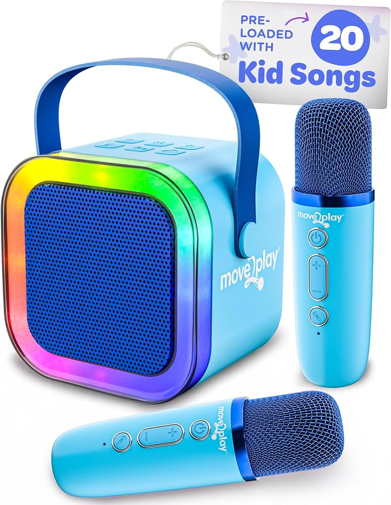 Move2Play, Karaoke Machine for Kids | Includes 20+ Kid Songs | 2 Microphones | Connect with Bluet... | Amazon (US)