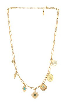 Casa Clara Lauren Necklace in Gold from Revolve.com | Revolve Clothing (Global)