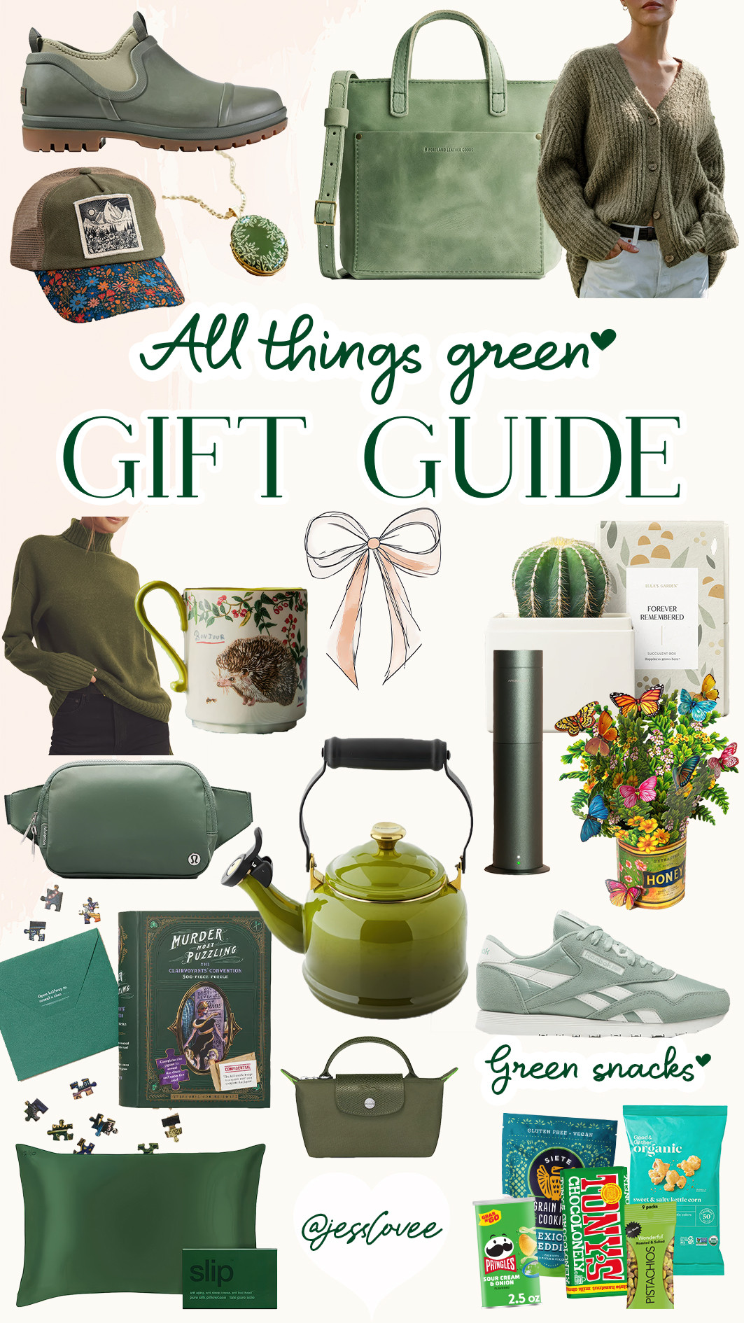 A curated collection of gorgeous green gifts- because green is always in style 💚💚 

 #LTKGiftGuide